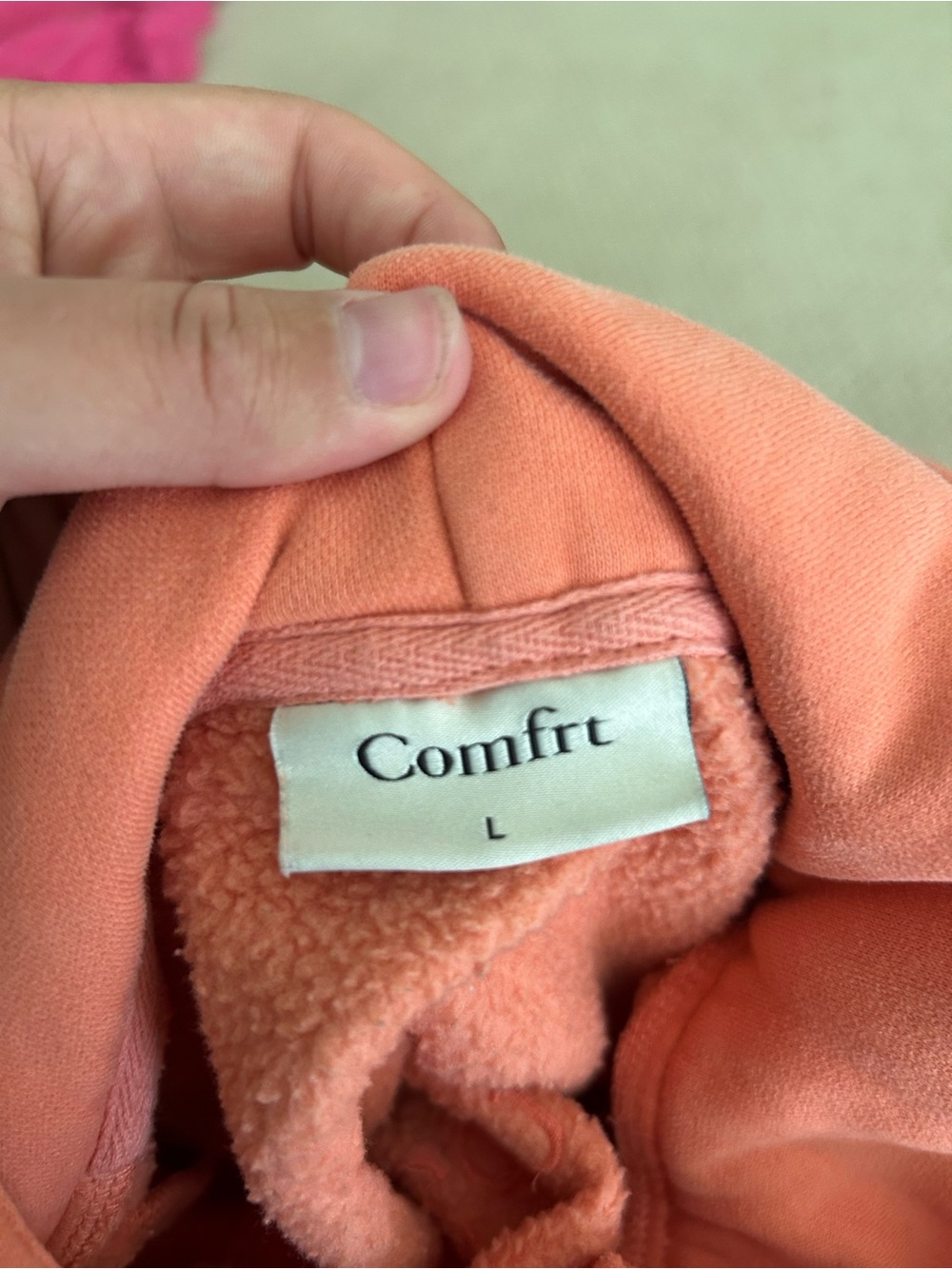 Comfrt Peach Fleece-Lined Hoodie - Women's Soft Pullover